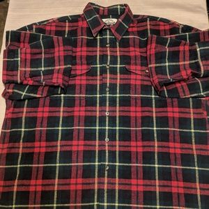 Eddie Bauer Legends Plaid Flannel Shirt